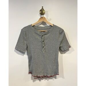 BDG Urban Outfitters Henley Baby Tee